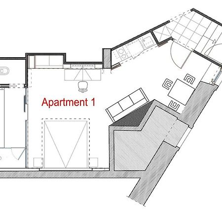 Alos Center Apartments Split Exterior foto