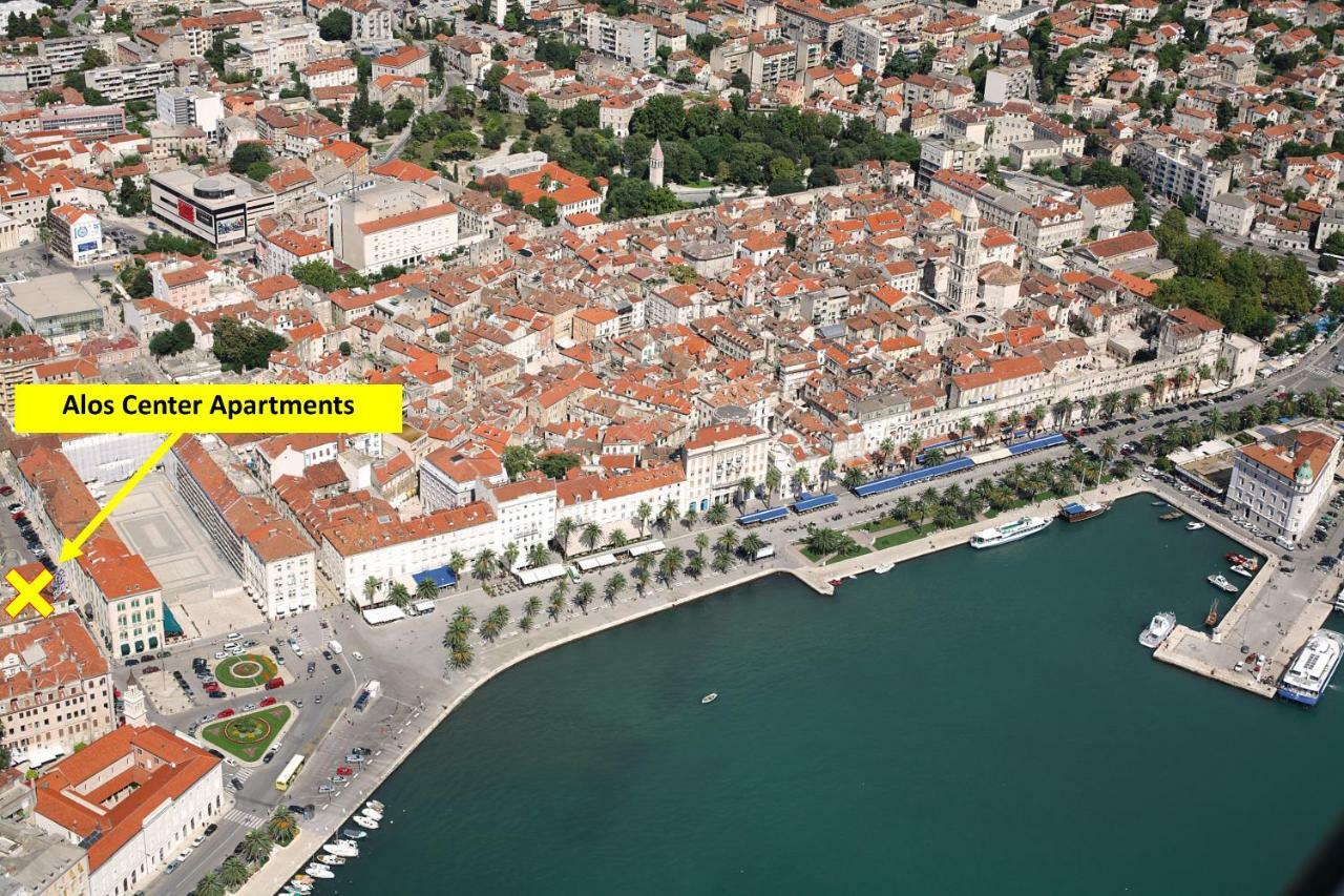 Alos Center Apartments Split Exterior foto