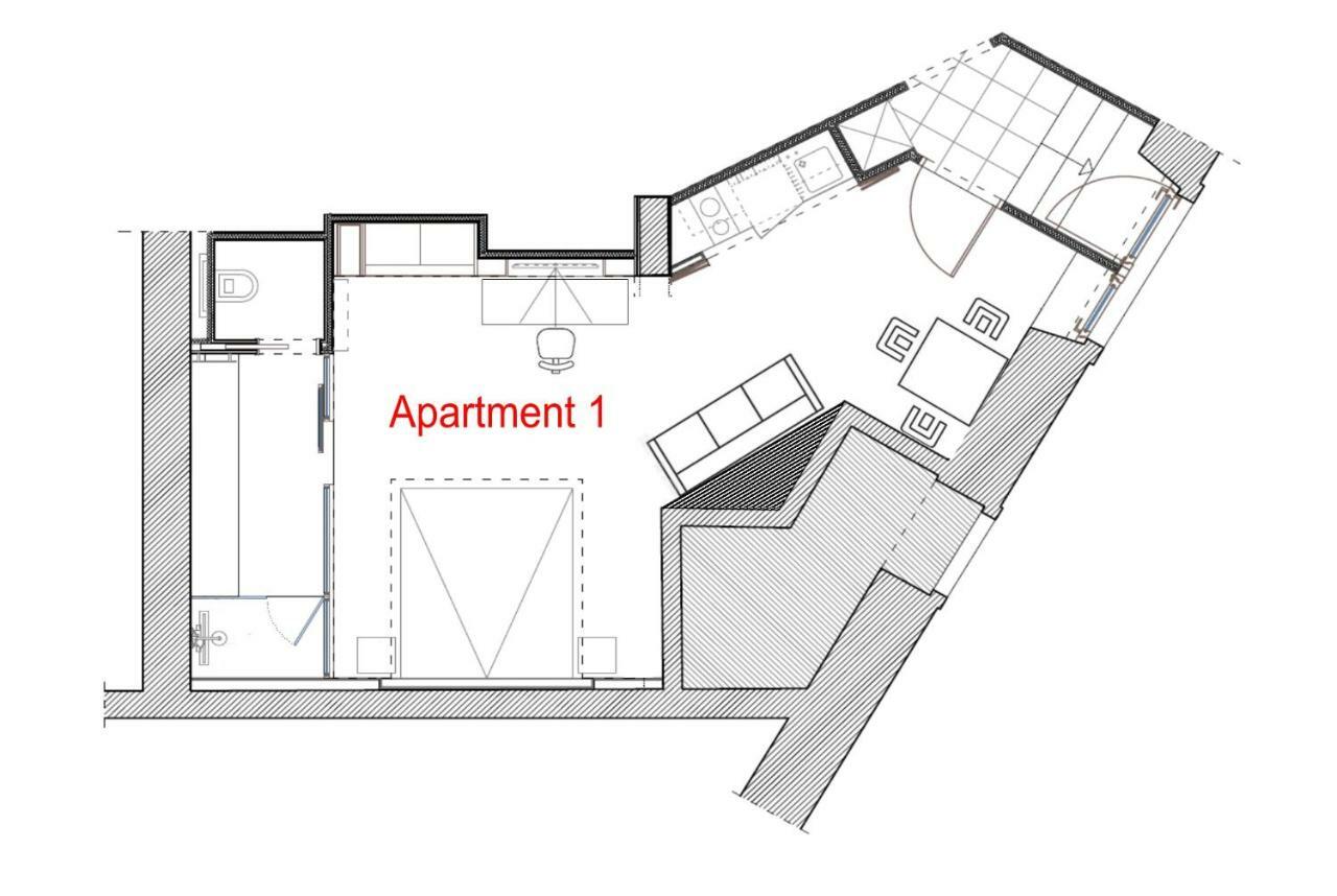 Alos Center Apartments Split Exterior foto